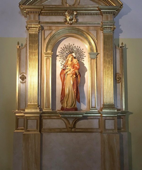 COSLADA - Madrid - Retablo Virgen del Amor Hermoso, P. Santos Pedro y Pablo