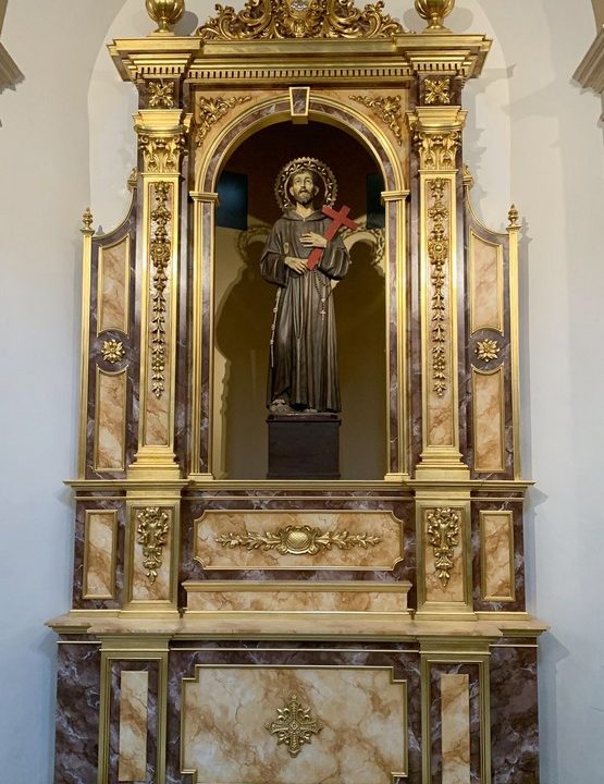 LORCA - Murcia - Retablo de San Francisco, Parroquia de Santiago Apóstol