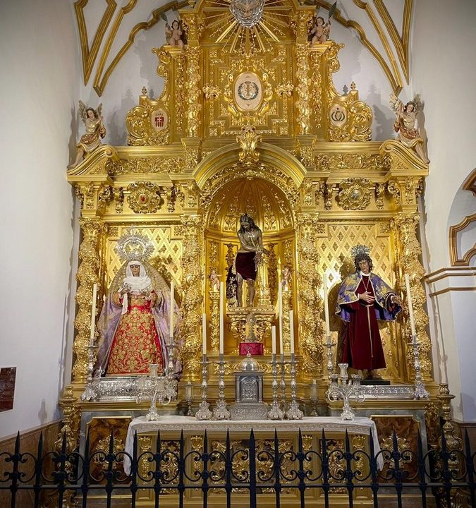 MÁLAGA - Málaga - Retablo Hdad. de los Gitanos, Parroquia de los Santos Mártires