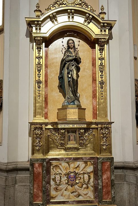 MADRID - Catedral Castrense-Retablo Inmaculada