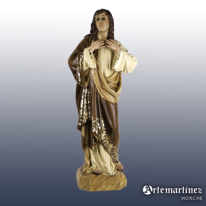 San Juan en Calvario Policromía Lisa con cenefa