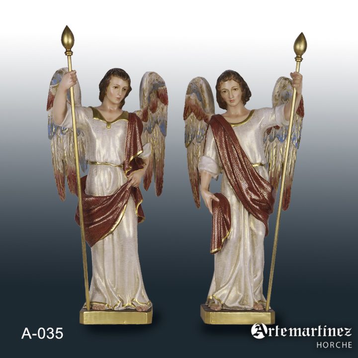 A-035 Ángeles Marín. Policromía estofada