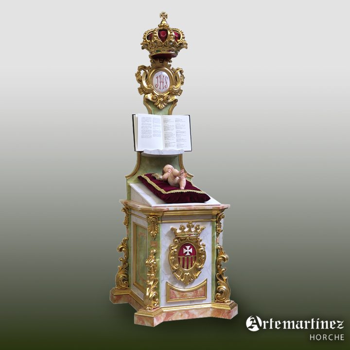 Cuna Niño Jesús con atril