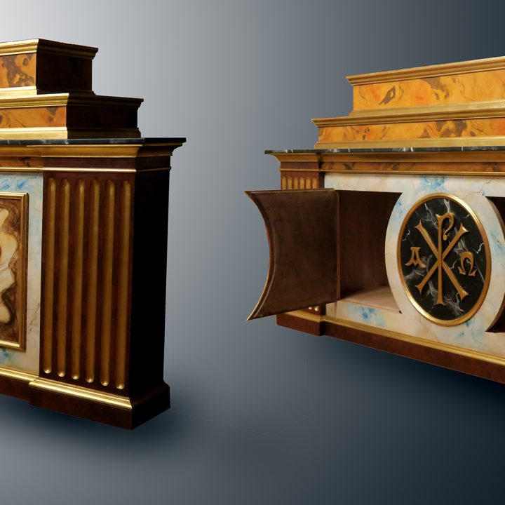 MI-3465-M. Con puertas en el frente.