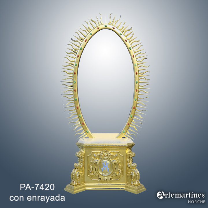 PA-7420 con enrayada. 190 cm alto total