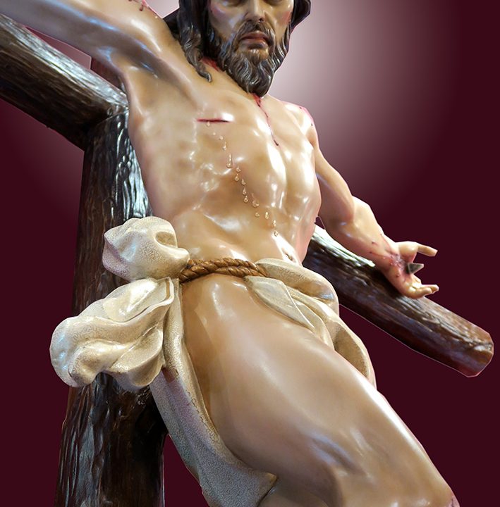 C-235 Cristo Dominicas 150 cm con corona de espinas