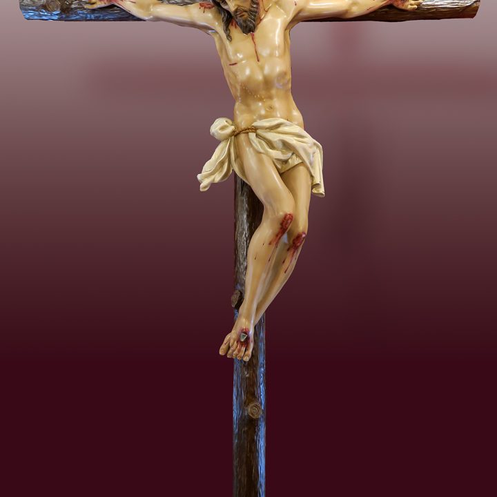 C-235 Cristo Dominicas 150 cm con corona de espinas